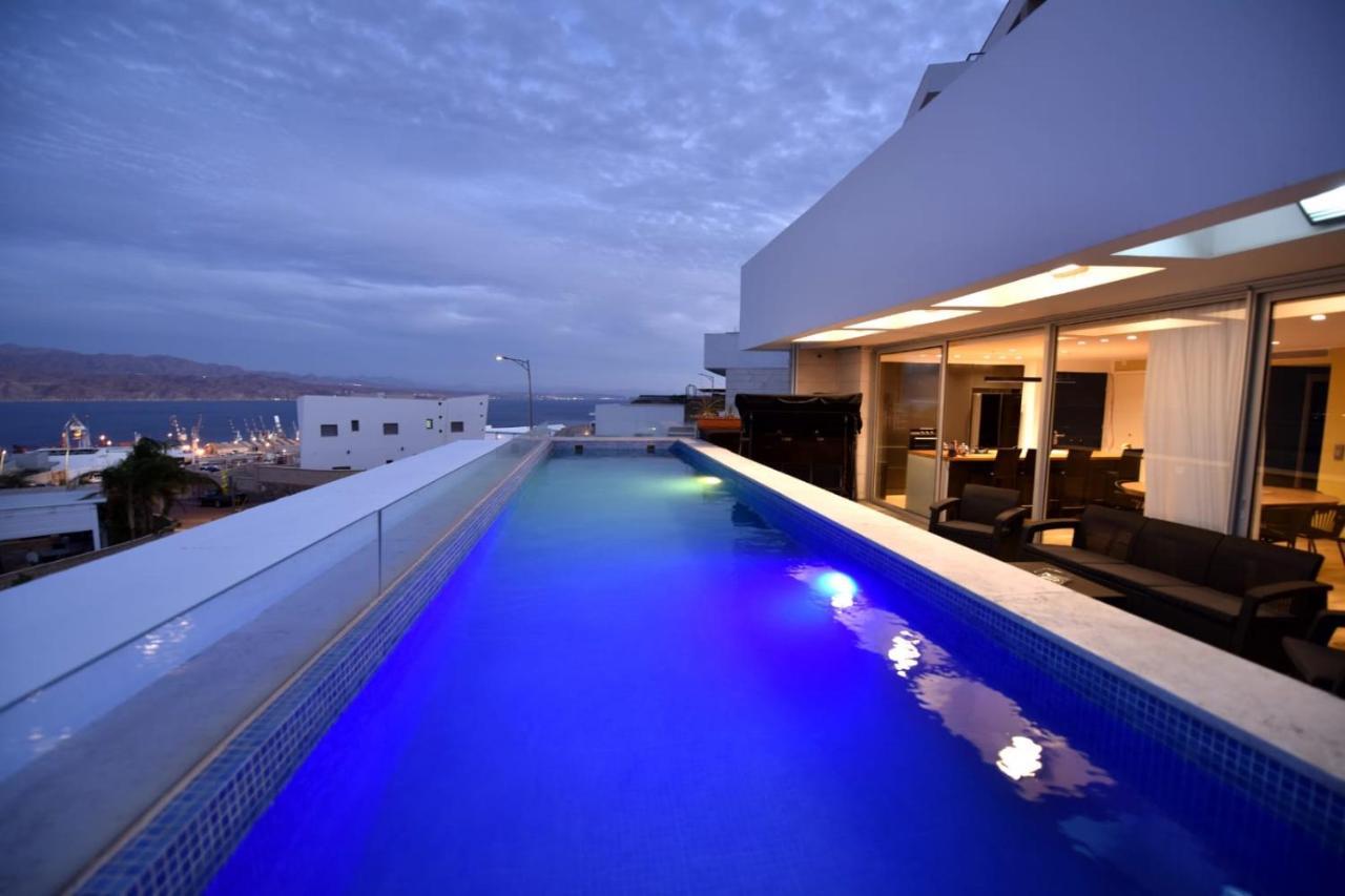 Private Pool Luxury Penthouses Sea View Eilat Exterior photo